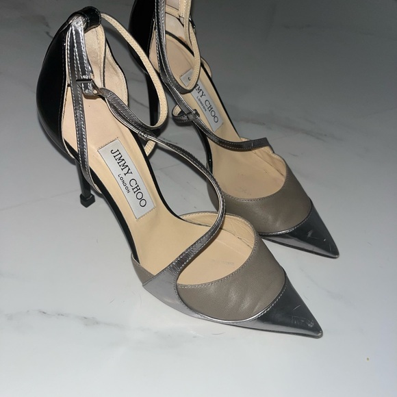 đź‘‘Jimmy Choo Mutya Colorblock heelsđź‘‘ - Picture 2 of 9